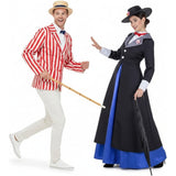 Bert und Mary Poppins Paarkostüm für Erwachsene