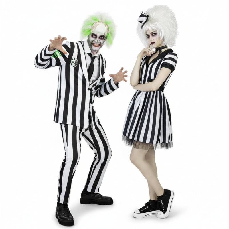 Bio-Exorzisten Beetlejuice Paarkostüm für Erwachsene