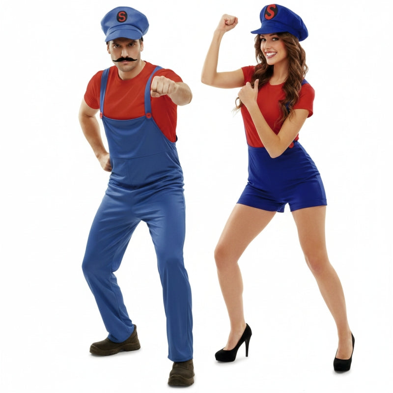 Super-Marios Paarkostüm für Erwachsene