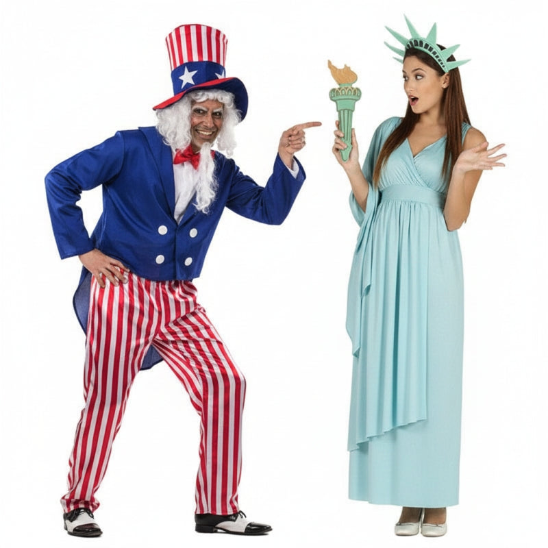 Patrioten USA Paarkostüm für Erwachsene