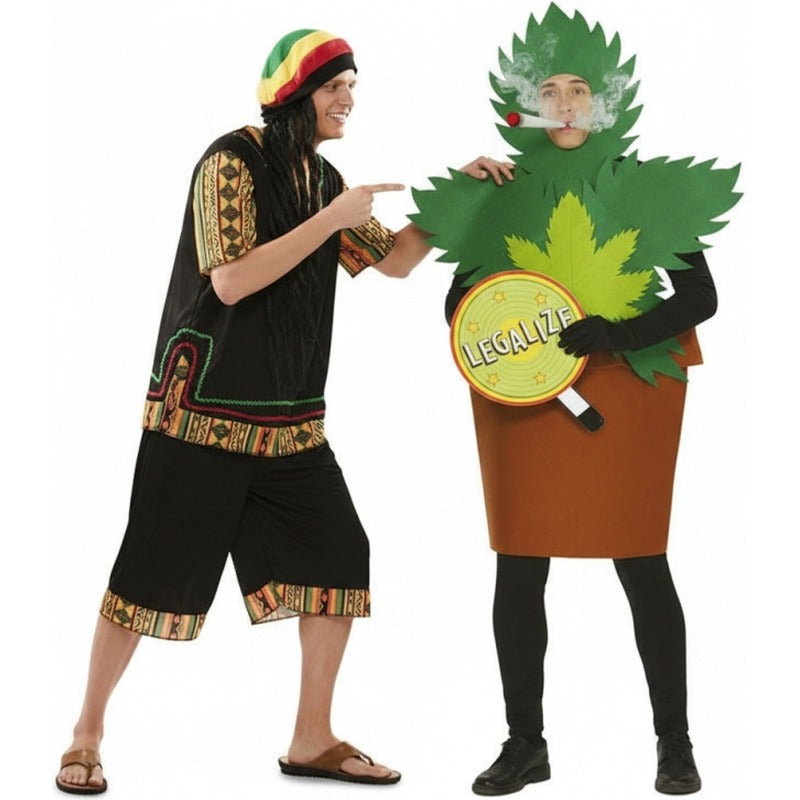 Rastafarians Paarkostüm für Erwachsene