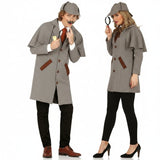 Sherlock Holmes-Detektive Paarkostüm für Erwachsene