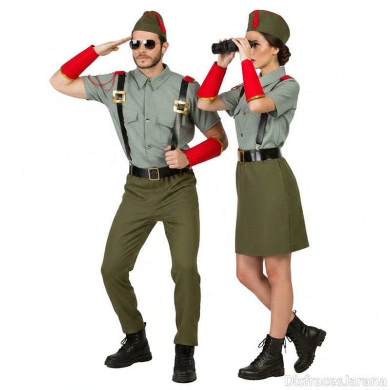 Legionäre Paarkostüm für Erwachsene