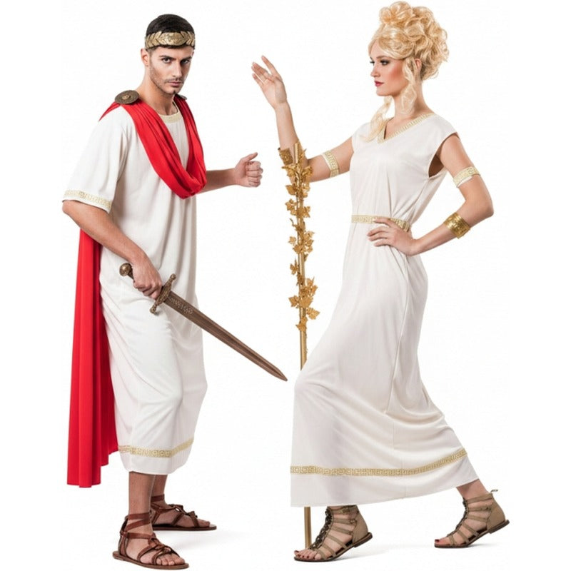Griechische Götter des Olymps Paarkostüm für Erwachsene