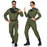 Kampfjet-Pilot Paarkostüm für Erwachsene