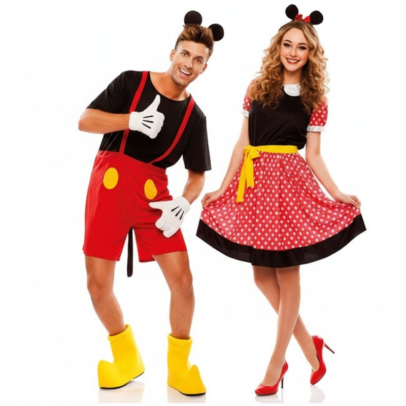 Micky und Minnie Maus Paarkostüm für Erwachsene