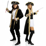 Piratenduo Deluxe Paarkostüm für Erwachsene