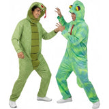 Reptilien Paarkostüm für Erwachsene