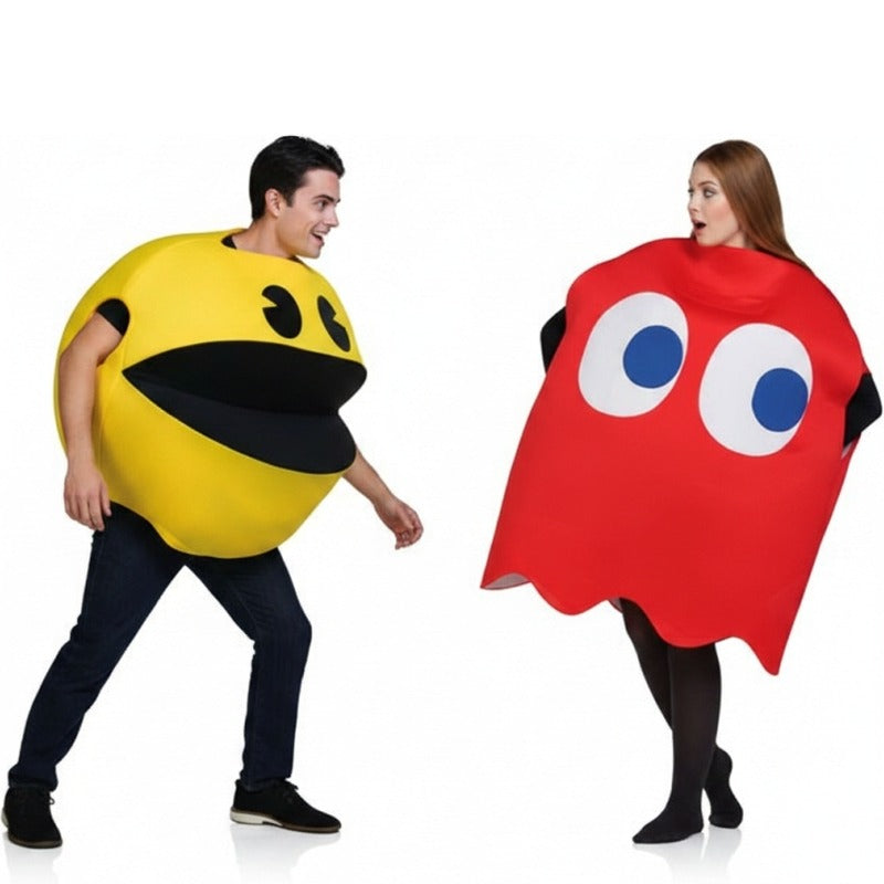Pac-Man Paarkostüm für Erwachsene