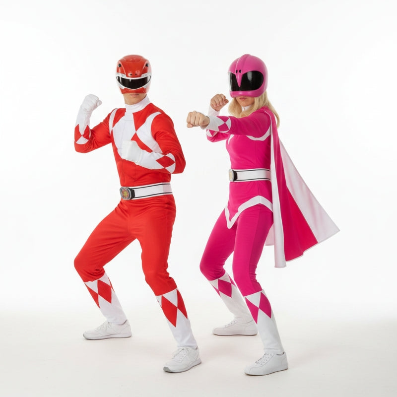 Power Rangers Paarkostüm für Erwachsene