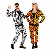 Jogginganzug Bengal-Tiger Paarkostüm für Erwachsene
