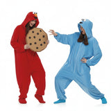 Elmo und Krümelmonster Paarkostüm für Erwachsene