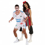 Zombie-Fußballpaar
