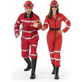 Feuerwehrchefs Paarkostüm für Erwachsene