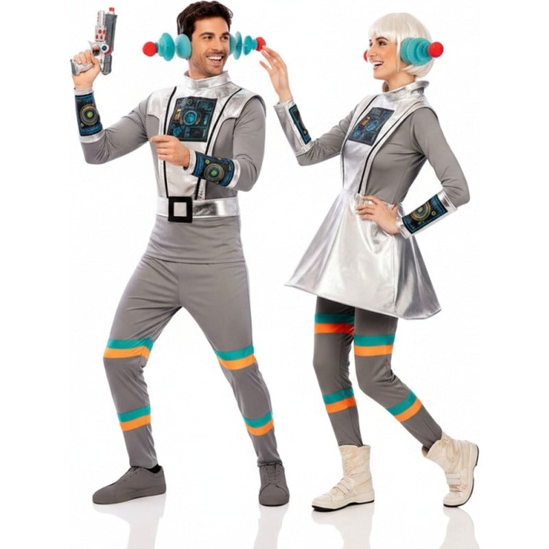 Roboter Paarkostüm für Erwachsene