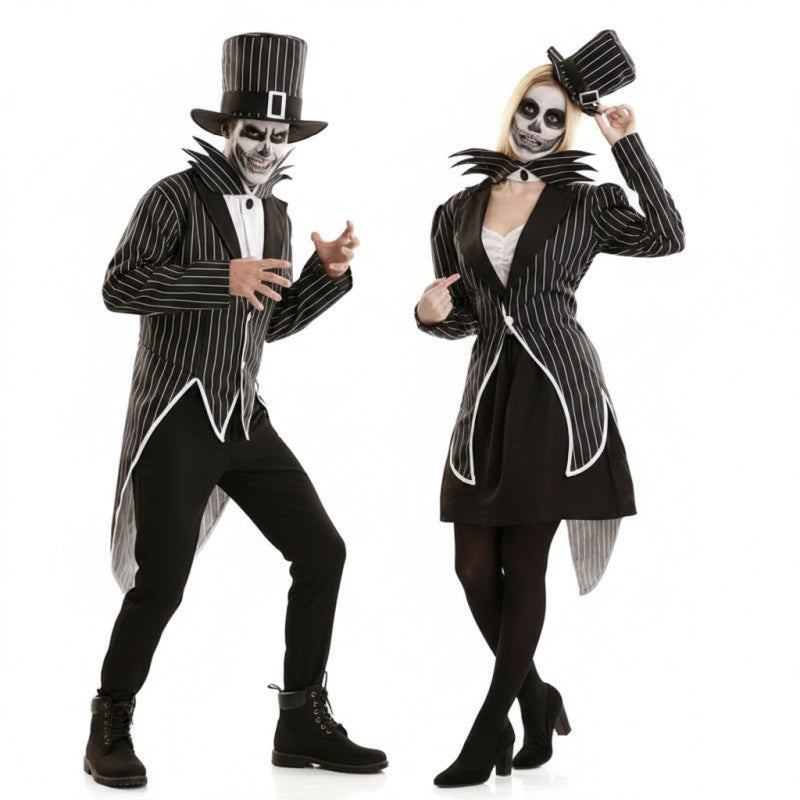 Jack Skellington Paarkostüm für Erwachsene