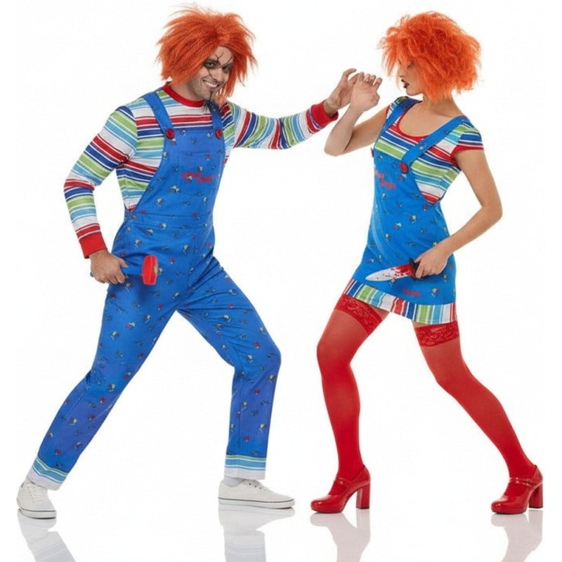 Original Chucky Paarkostüm für Erwachsene