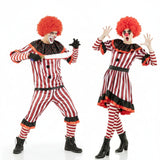 Grausame Clowns Paarkostüm für Erwachsene