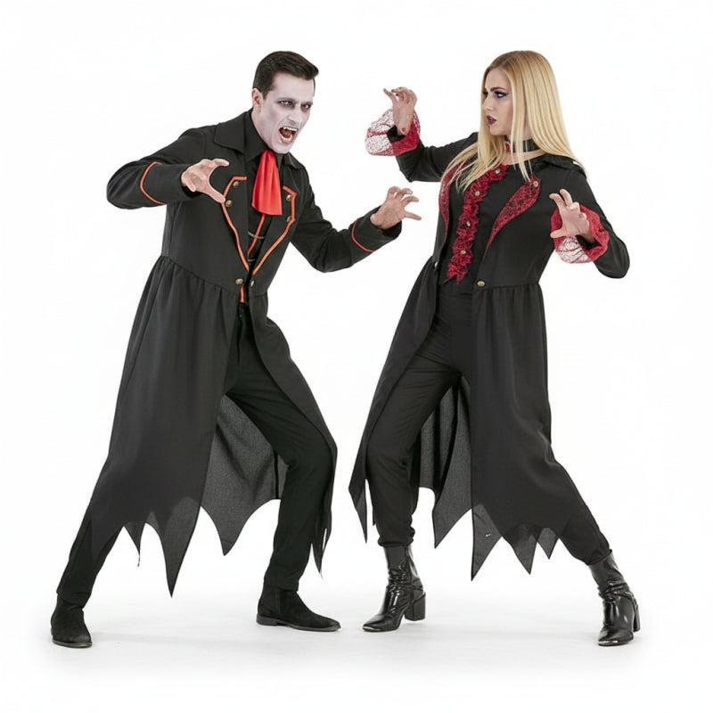Elegante Vampire Paarkostüm für Erwachsene