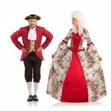 Lord und Lady Colonial Paarkostüm für Erwachsene
