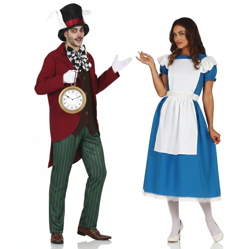 Alice im Wunderland märchen Paarkostüm für Erwachsene