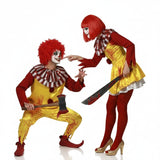 Blutige MacDonald Clowns Paarkostüm für Erwachsene