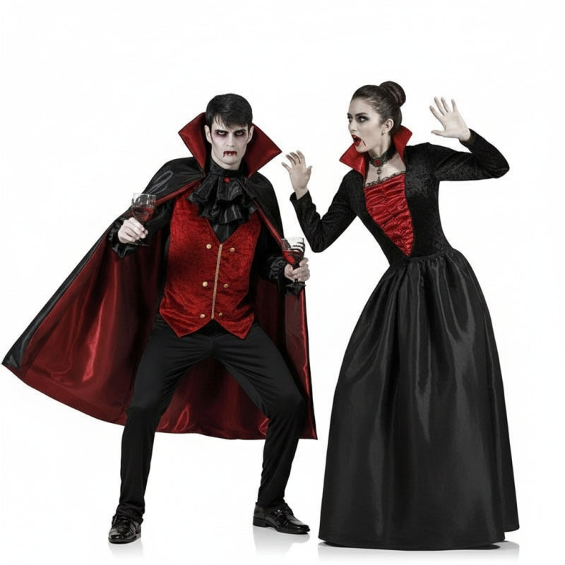 Tenebrous Vampire Paarkostüm für Erwachsene