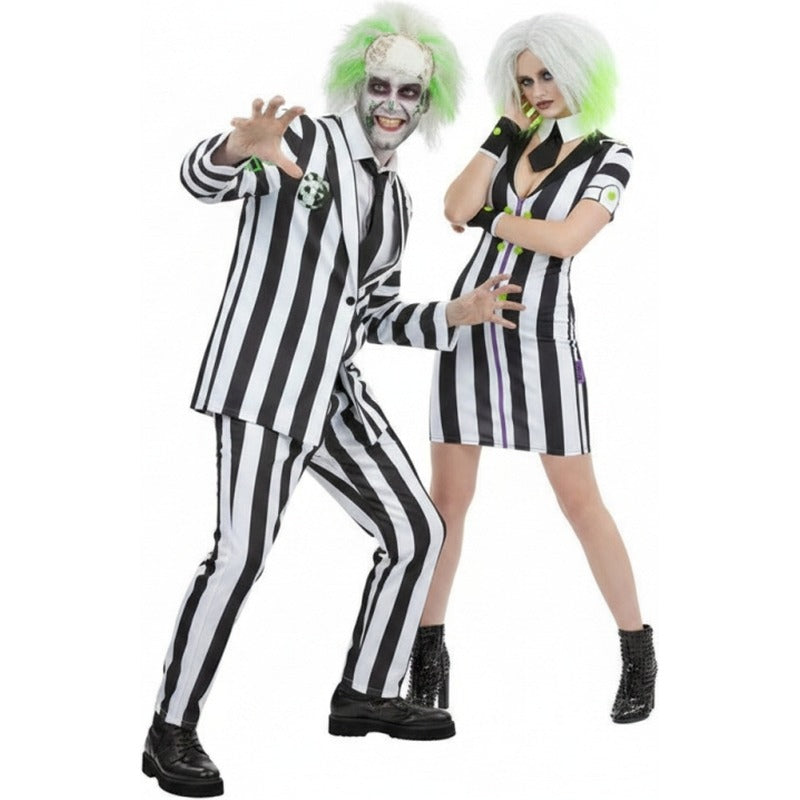 Beetlejuice Gespenster Paarkostüm für Erwachsene