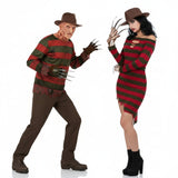 Freddy Krueger Deluxe Paarkostüm für Erwachsene