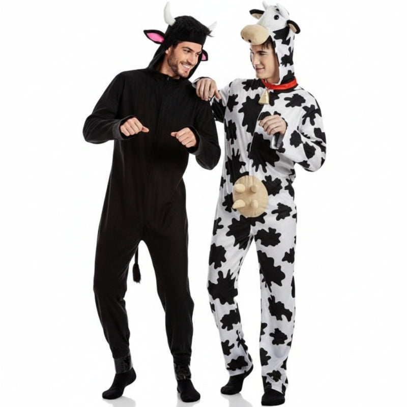 Kuh und Stier Paarkostüm für Erwachsene