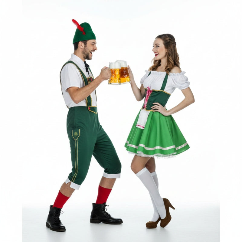 Deutsche Oktoberfest Paarkostüm für Erwachsene