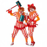 Schreckliche Clowns Paarkostüm für Erwachsene
