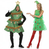 Weihnachtsbäume Paarkostüm für Erwachsene