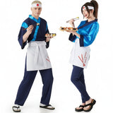 Japanische Köche Paarkostüm für Erwachsene