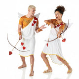 Gott und Göttin Amor Paarkostüm für Erwachsene