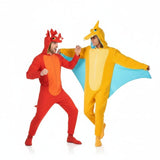 Triceratops und Pterodactyl Paarkostüm für Erwachsene