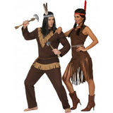 Comanche-Indianer Paarkostüm für Erwachsene