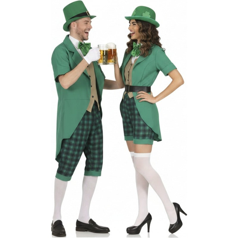 St. Patrick's Day Elfen Paarkostüm für Erwachsene