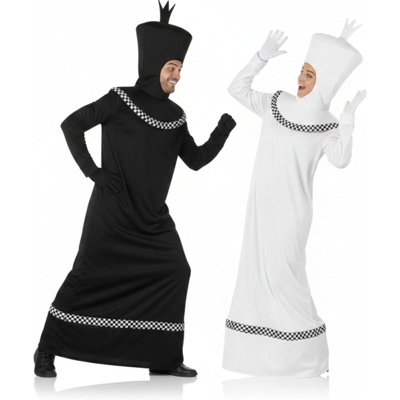 Schachfiguren Paarkostüm für Erwachsene
