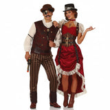 Steampunk Vintage Paarkostüm für Erwachsene
