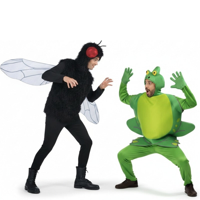 Frosch und Fliege Paarkostüm für Erwachsene