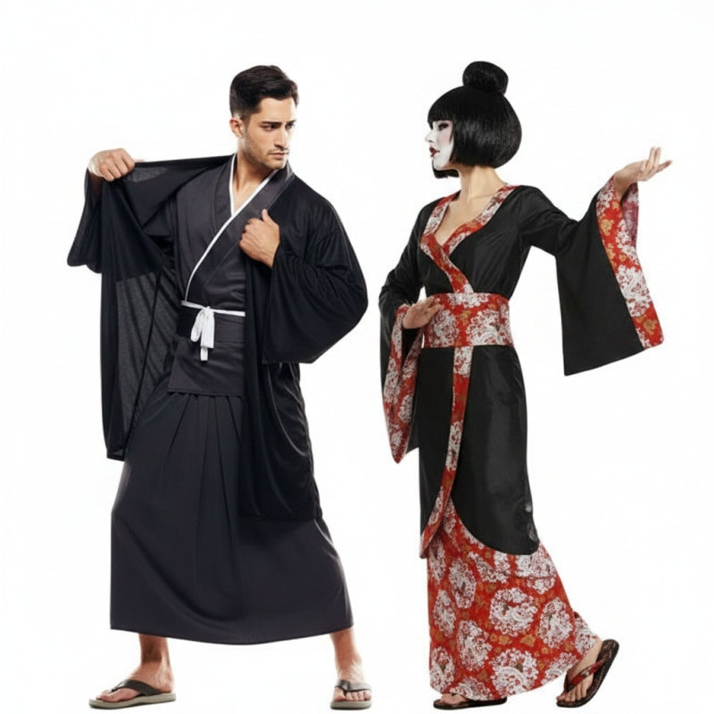 Traditionelle Japaner Paarkostüm für Erwachsene