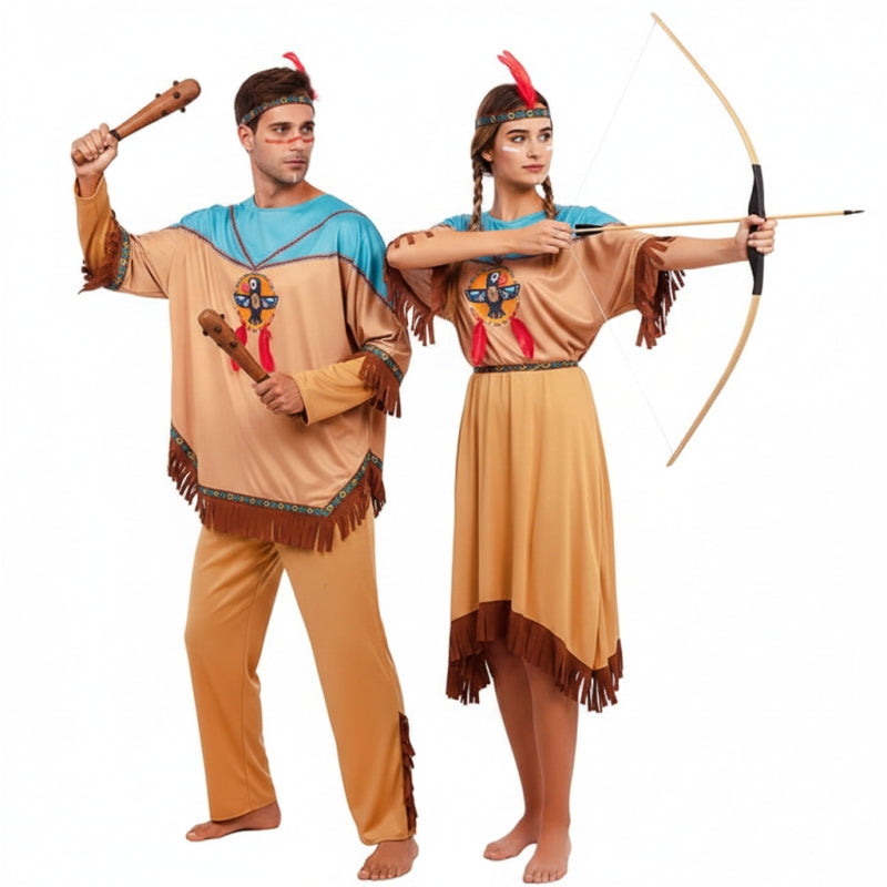 West-Indianer Paarkostüm für Erwachsene