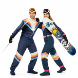 Snowboarder Paarkostüm für Erwachsene