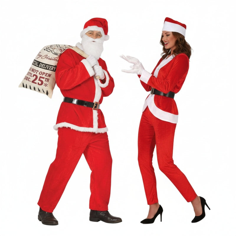 Weihnachtsmann Nordpol Paarkostüm für Erwachsene