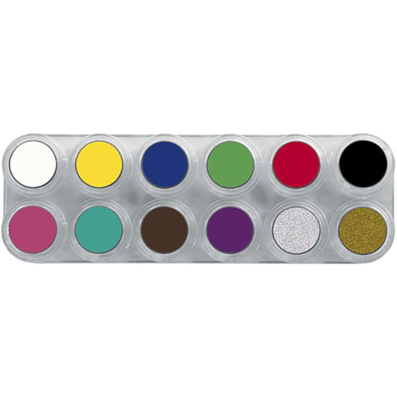 Paleta Water Make-up Grimas 12A - 12 x 2,5 ml