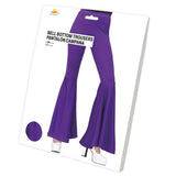 Pantalón de disfraz Acampanado Lila para mujer Packaging