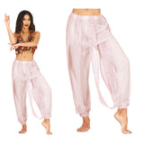 Pantalón de disfraz Danza Del Vientre Blanco para mujer