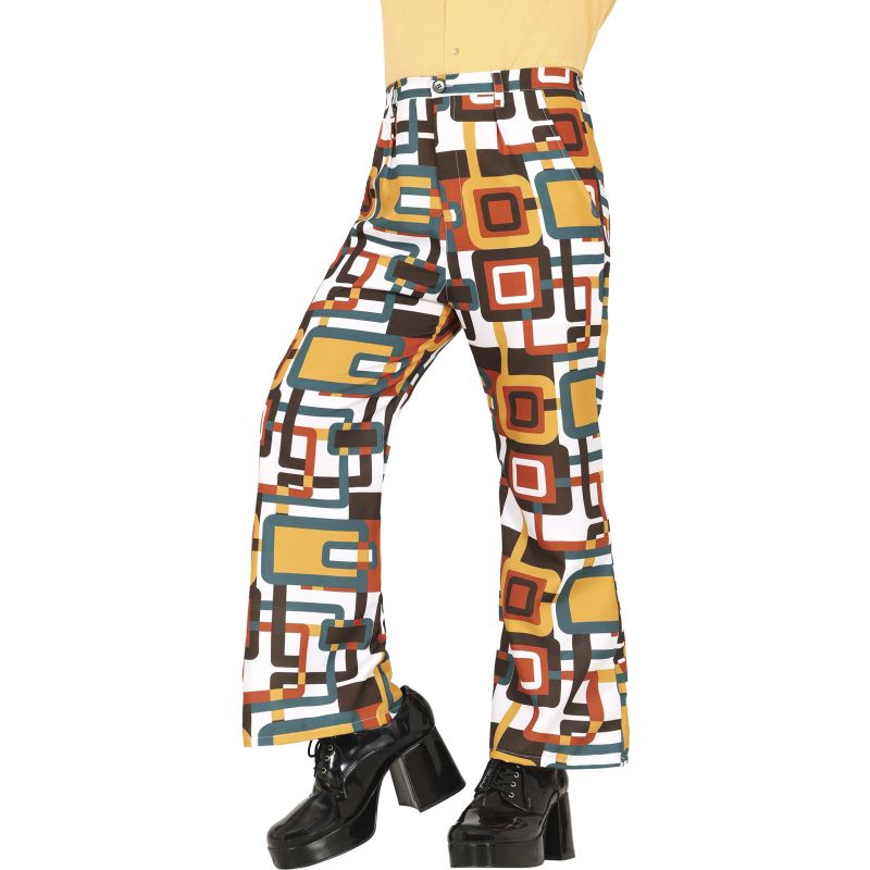 Pantalón de disfraz Disco Años 70 para hombre