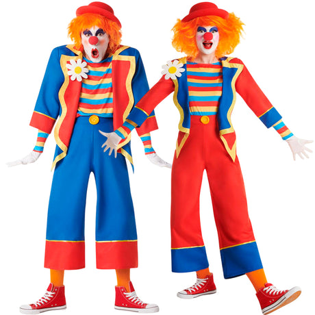 Payasos Multicolor Micolor para disfrazarte en pareja